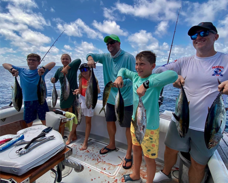 family fishing vacation